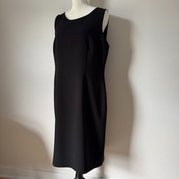 Kasper Black Cocktail Party Dress Size 14 - Picture 1 of 6